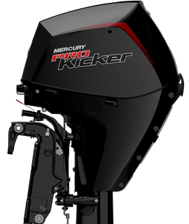 Mercury 9.9-25hp ProKicker™ outboards enable precision boat control, even in the toughest fishing conditions